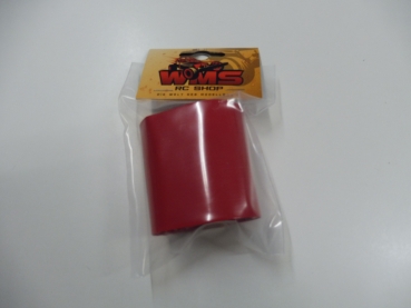 Heat shrink tubing red 65mm, 1m